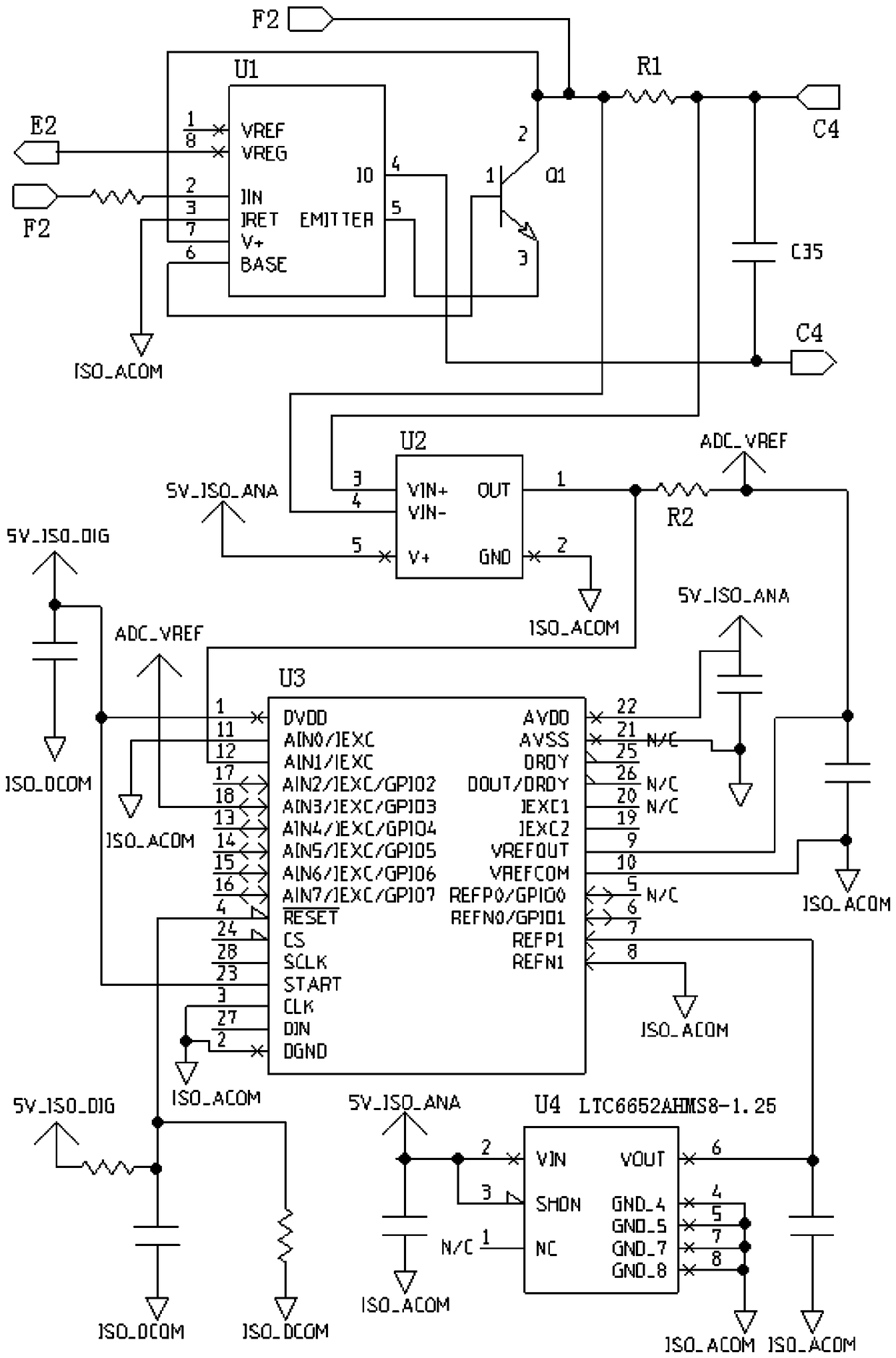 A current output self-diagnosis circuit