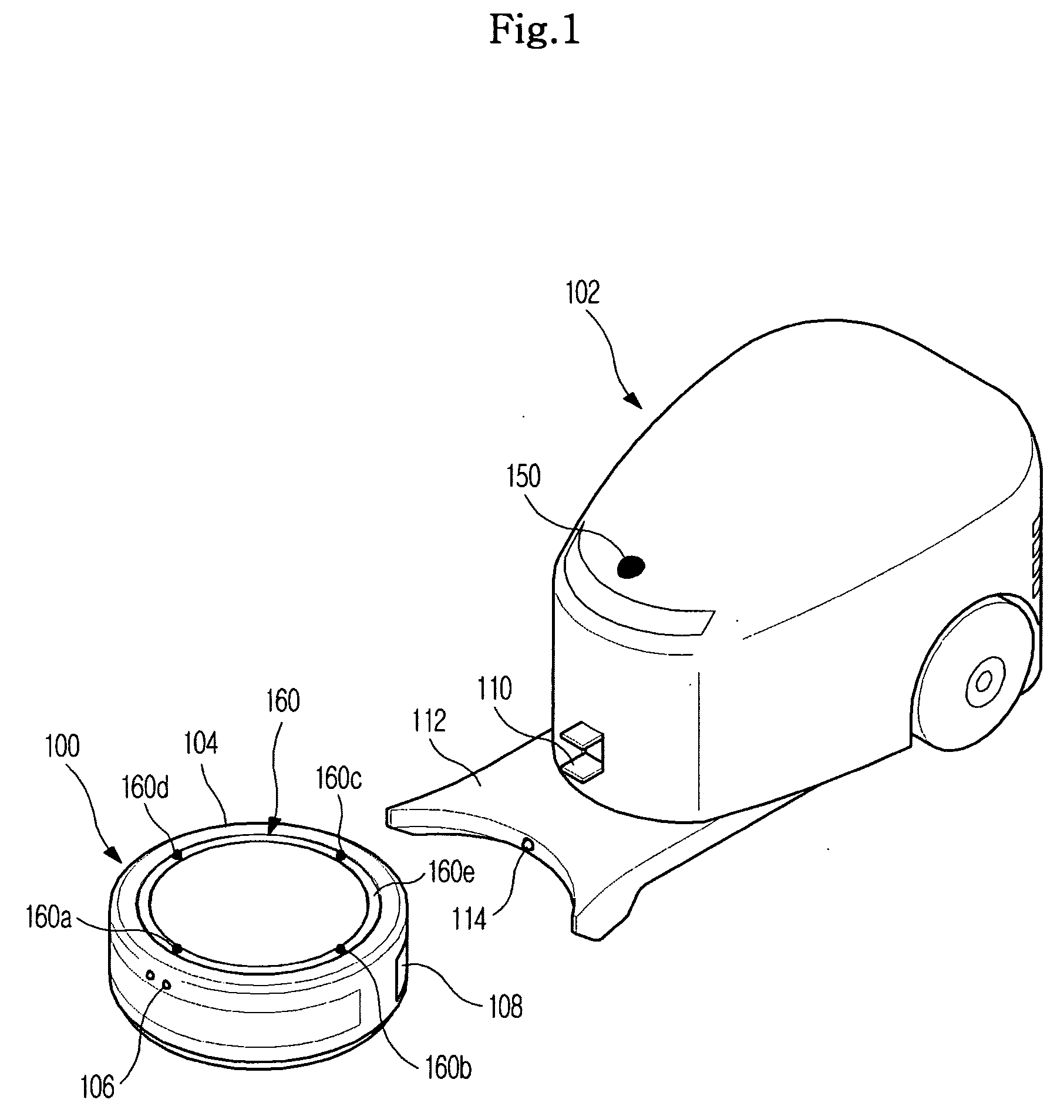 Robot cleaner system and method of controlling the same