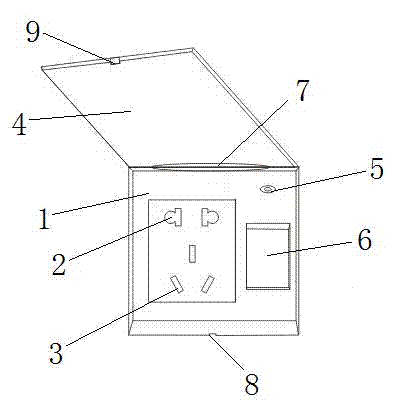 Power wall receptacle