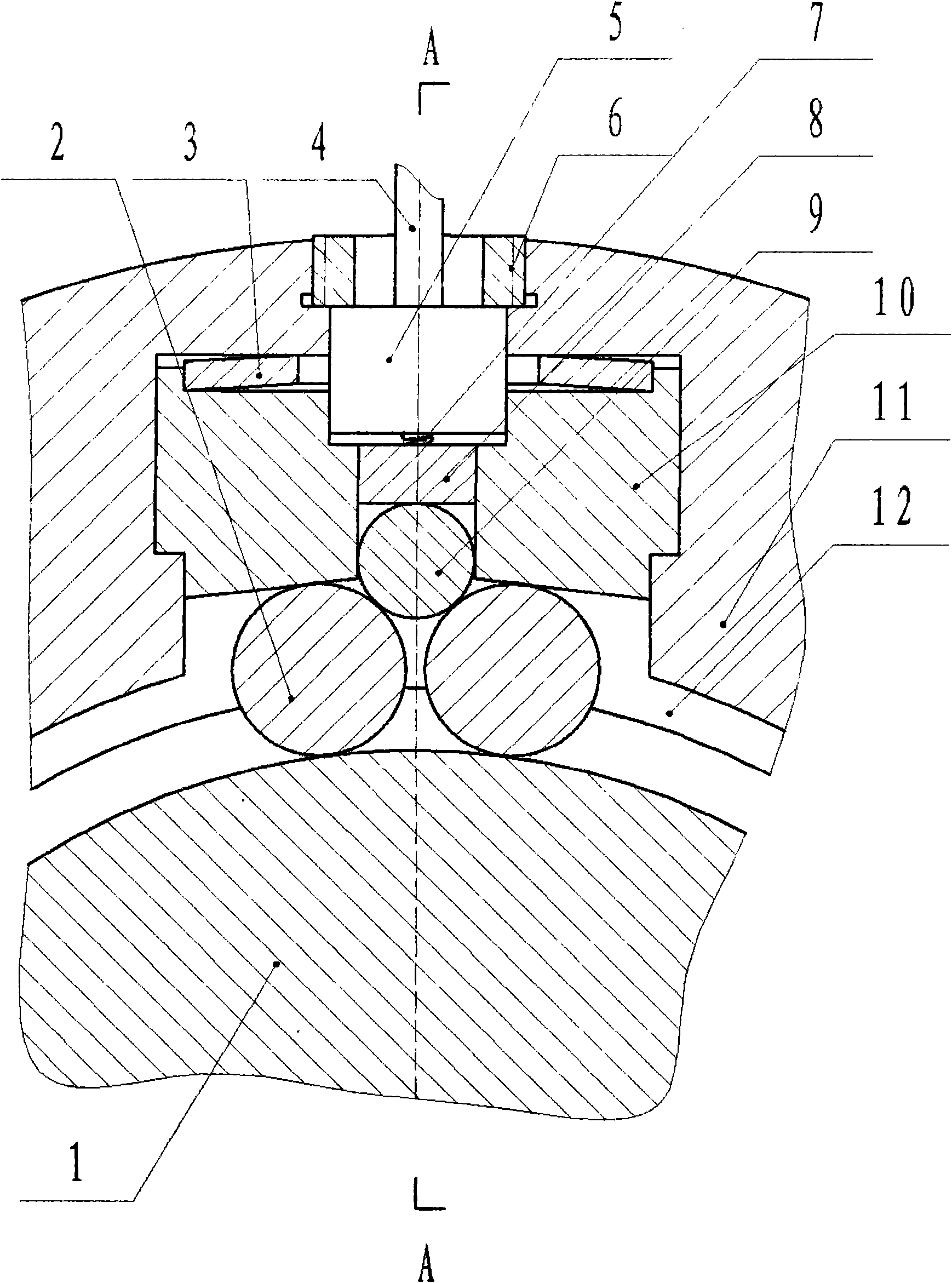 Roller type mechanical brake