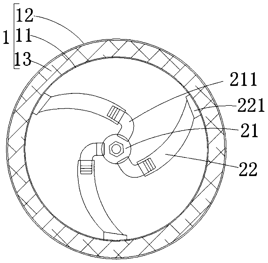 Floating component for backwashing and floating object intercepting system