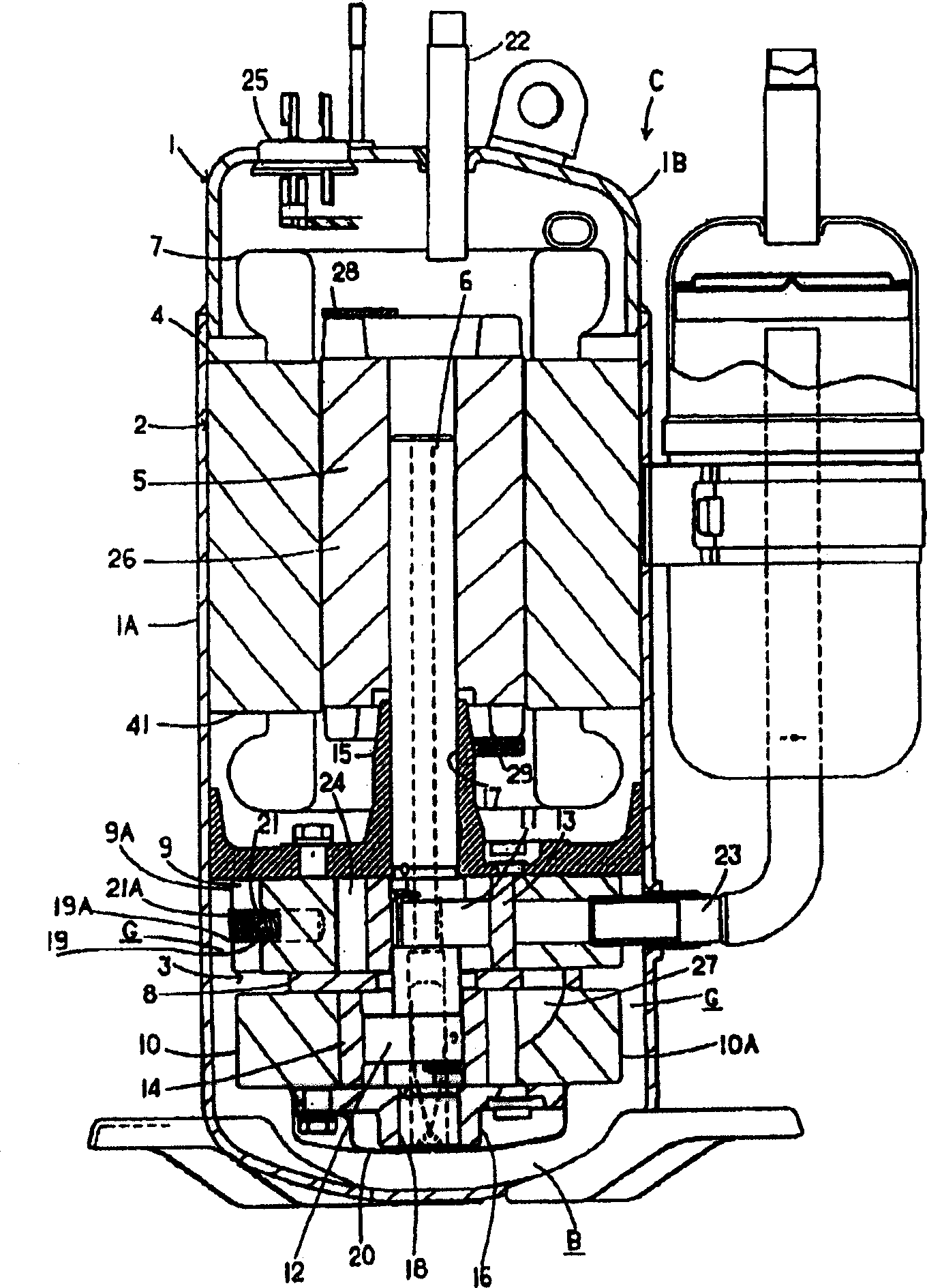 Multi-cylinder rotary compressor