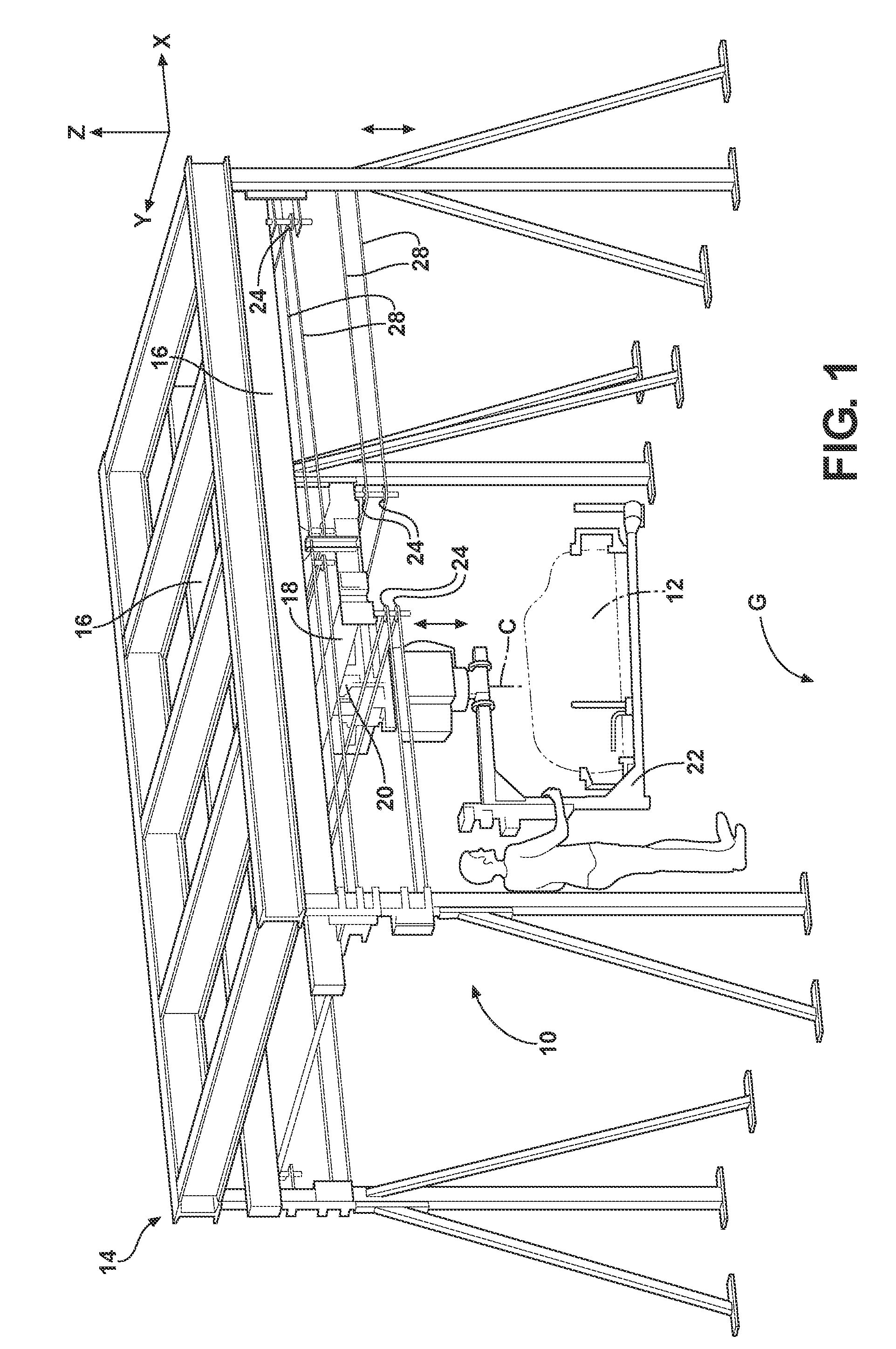 Actuation system configured for moving a payload