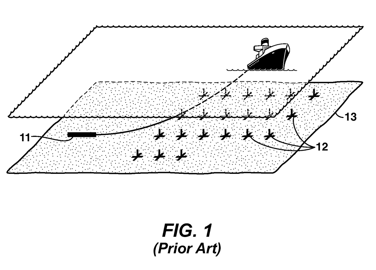 Method for determining orientation of electromagnetic receivers