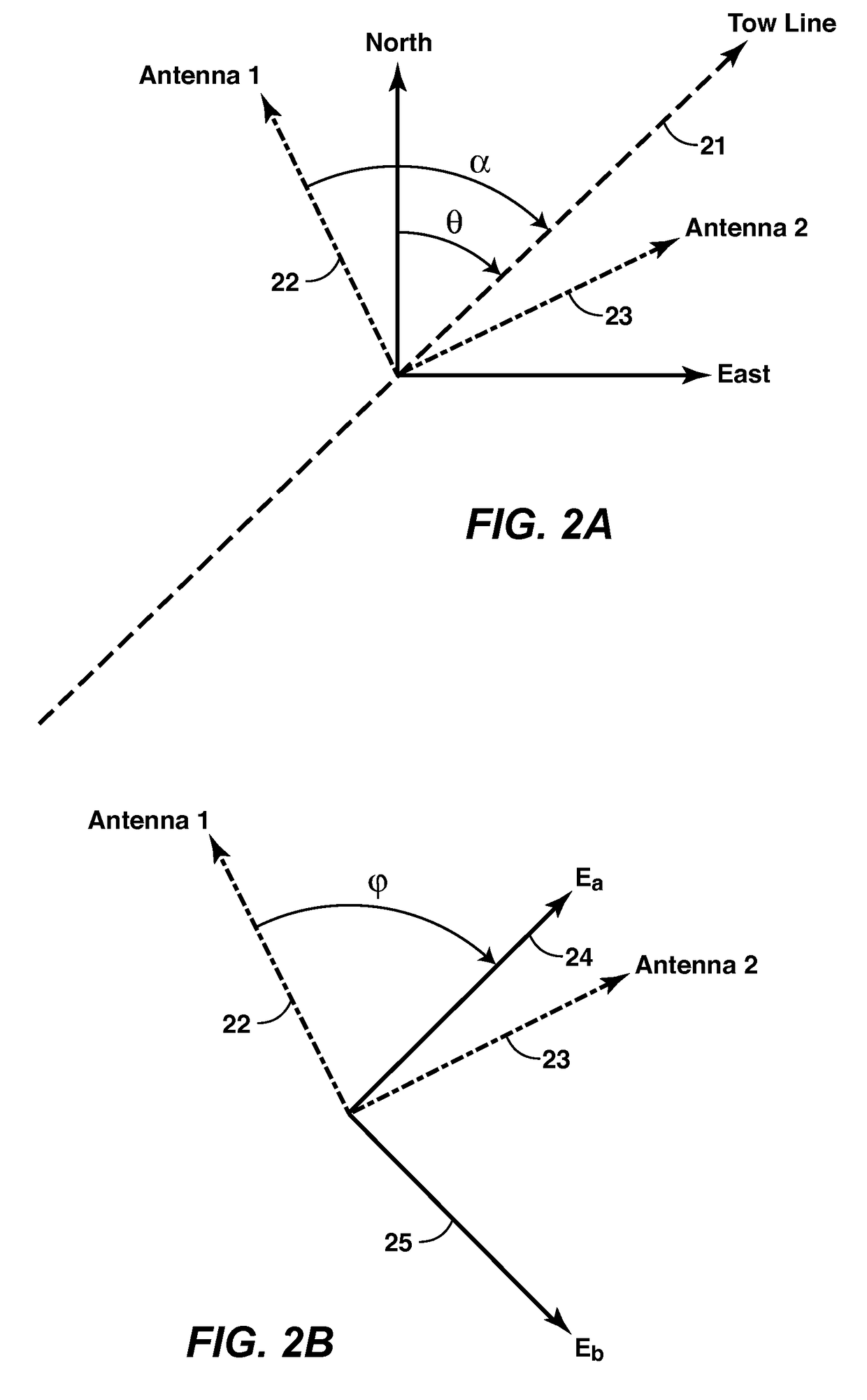 Method for determining orientation of electromagnetic receivers