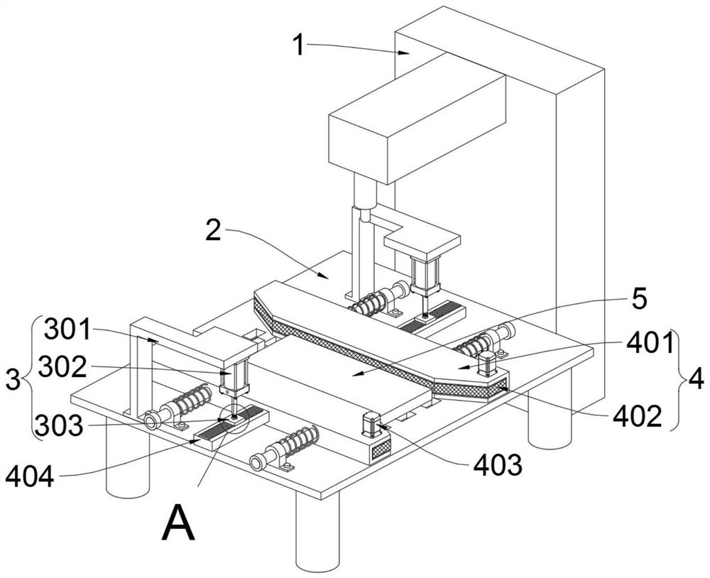 Perforating machine capable of conveniently processing fixed glass plate by using glass