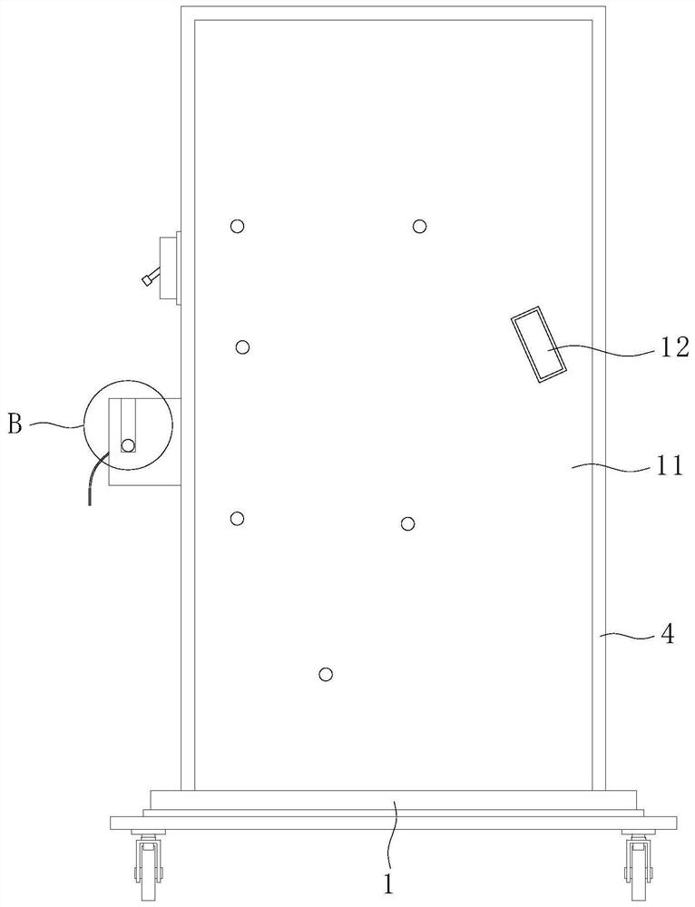 Weak-current intelligent building system wiring and winding displacement practical training device