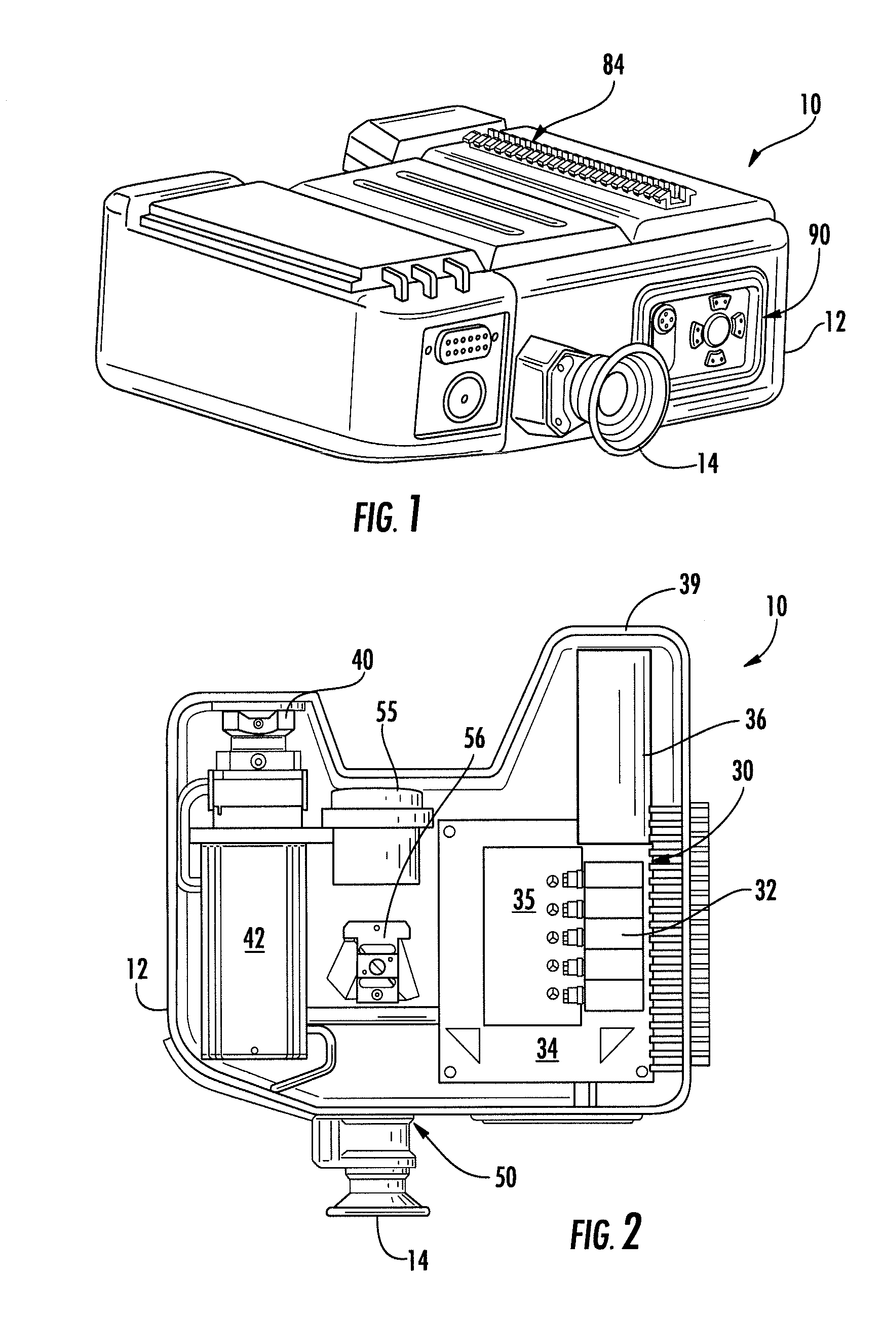 Portable integrated laser optical target tracker