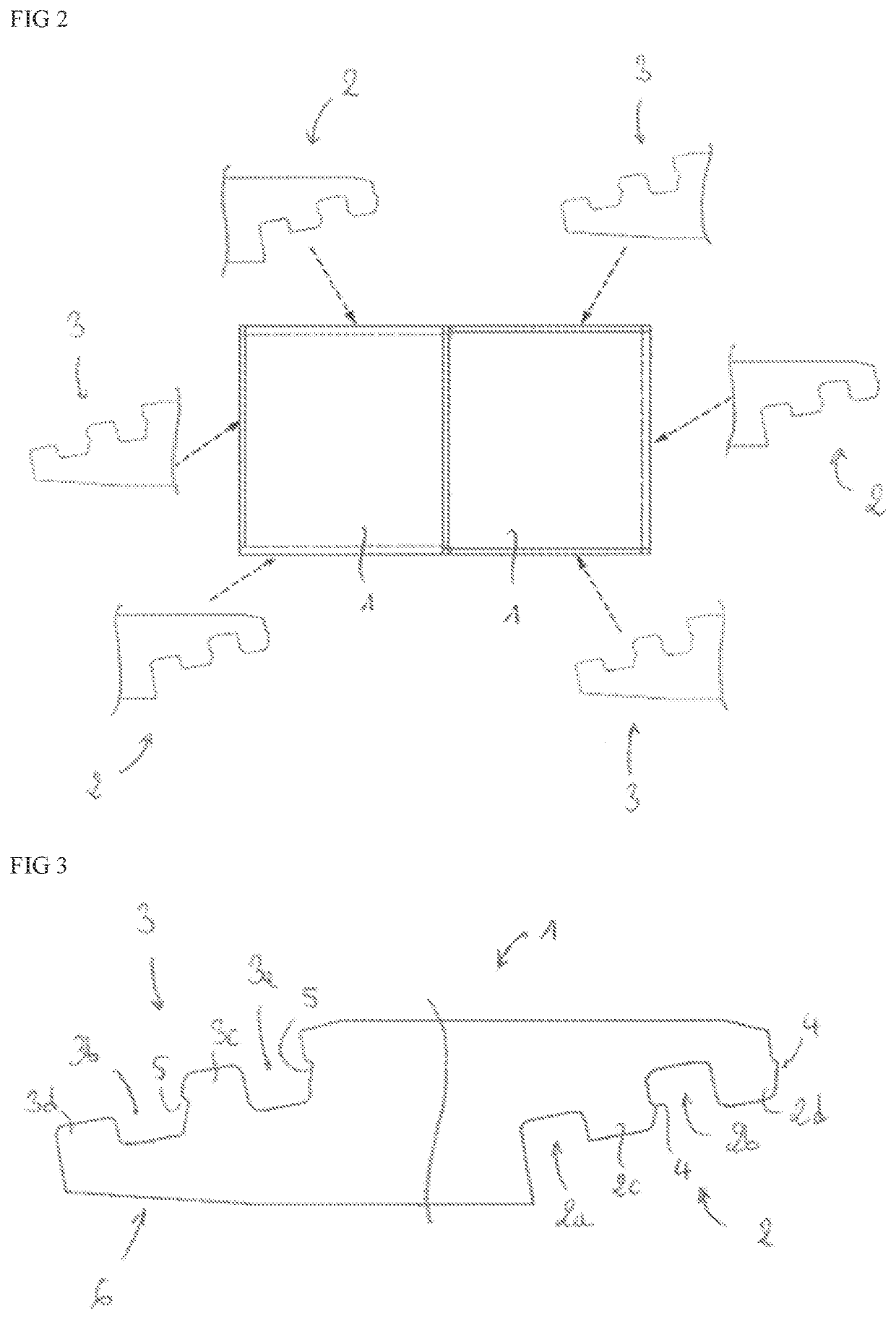 Panel with vertical assembly for producing a covering