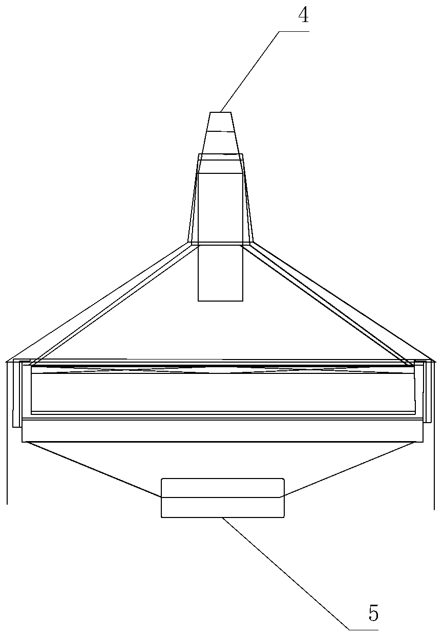 Detection method, sampling device and sampling equipment of no-cleaning particle concentration