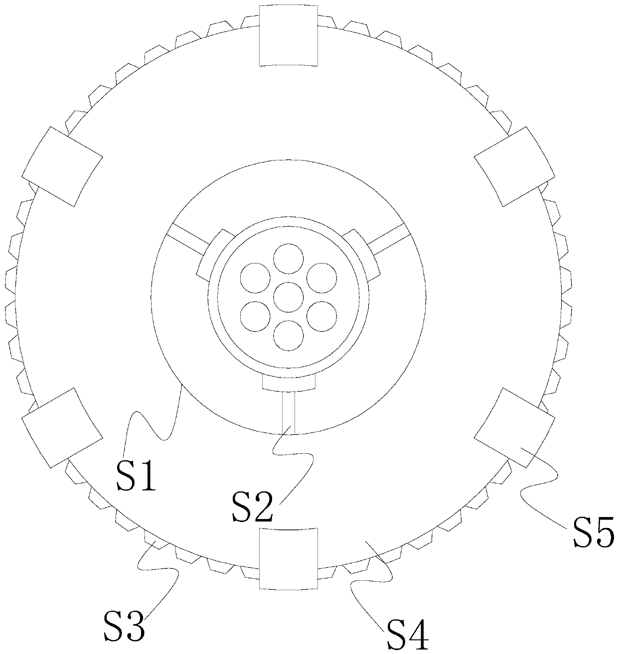 A mold for repairing the outer insulation layer of electric wire and cable