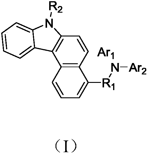 Carbazole structure-containing derivative, and preparation method and organic electroluminescent device thereof