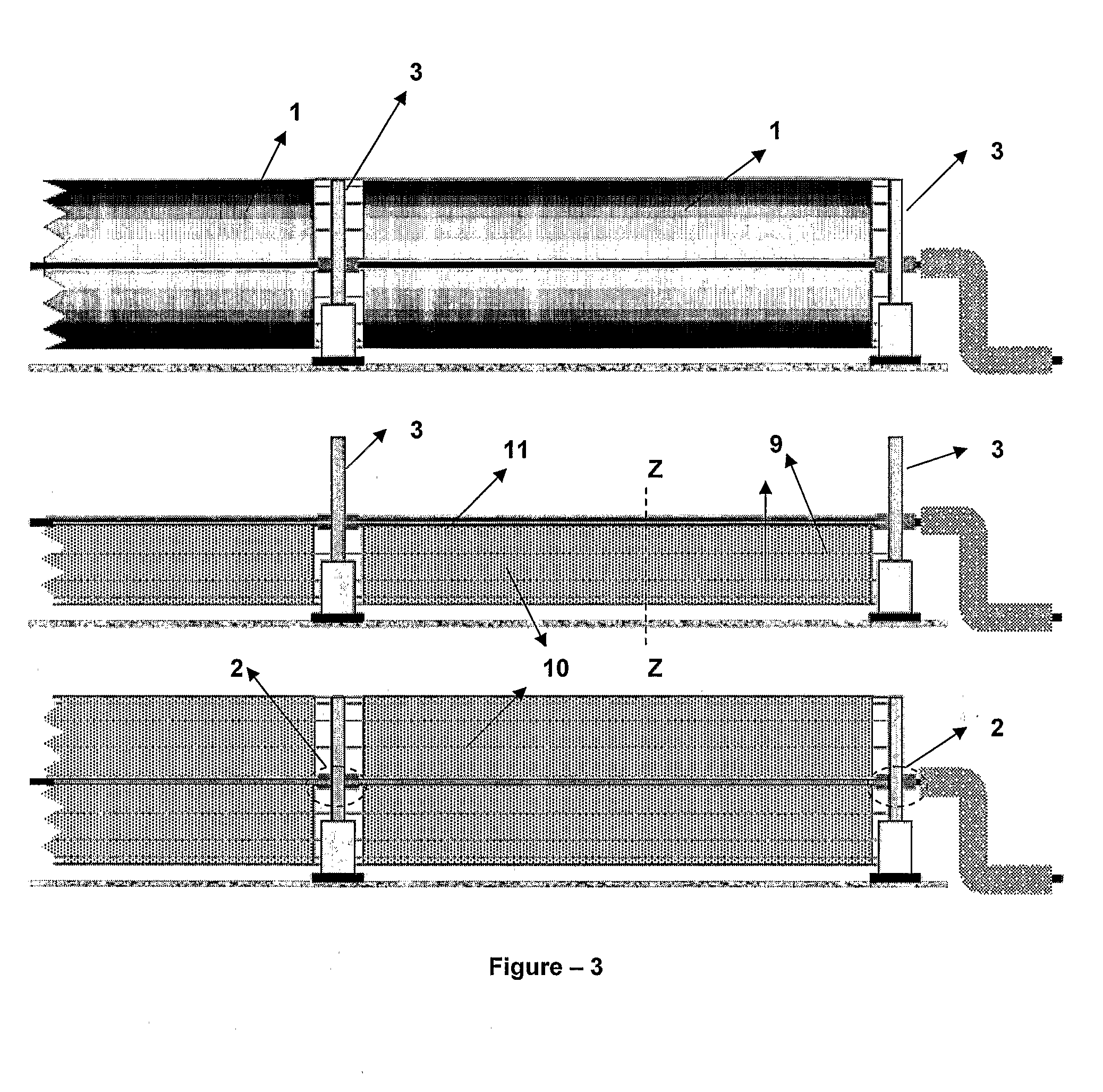 Parabolic solar trough systems with rotary tracking means