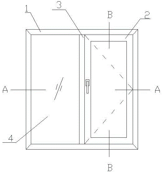 Solid wood out-opening door and window with good sealing performance