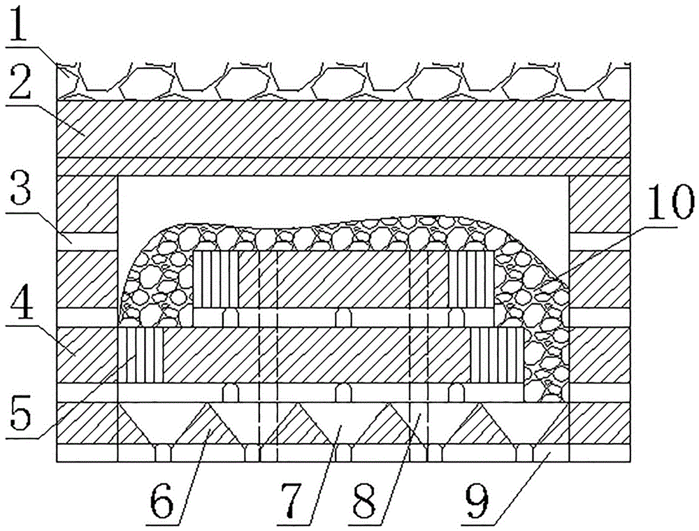 Underhand sublevel open stoping method