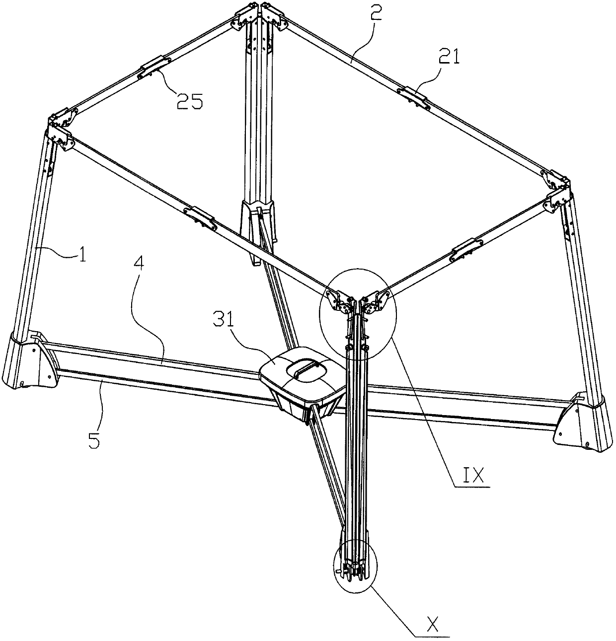 Child game bed