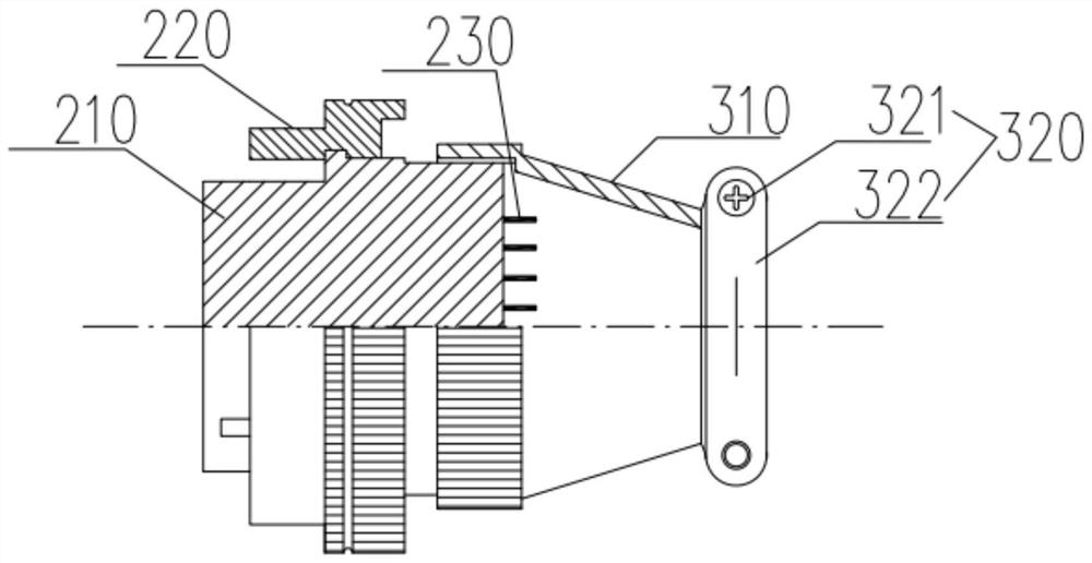 A multi-strand core wire two-section electrical connector and its connection method