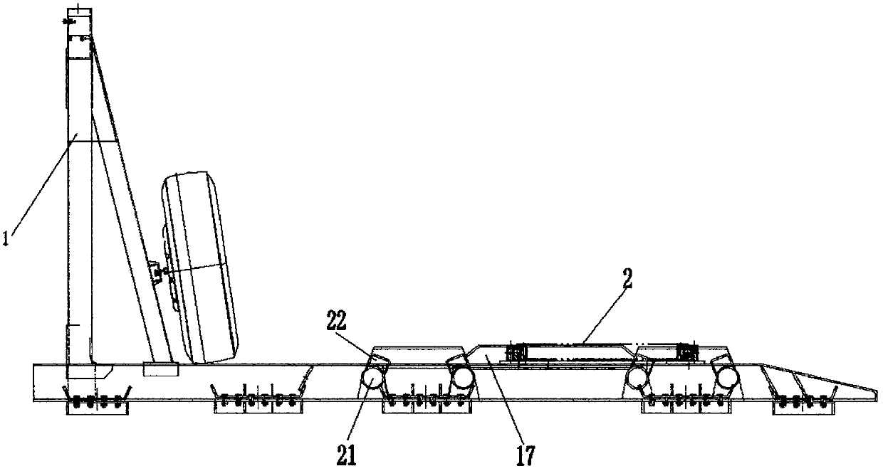 Battery-type log transportation truck