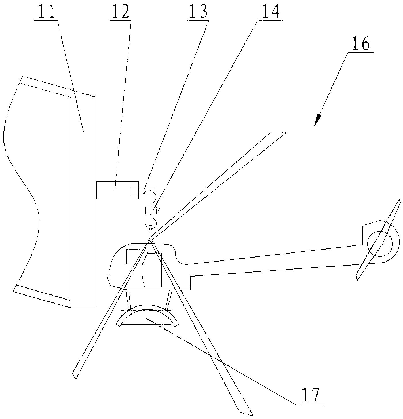Automatic and accurate pesticide feeding device and method for agricultural UAV (unmanned aerial vehicle)