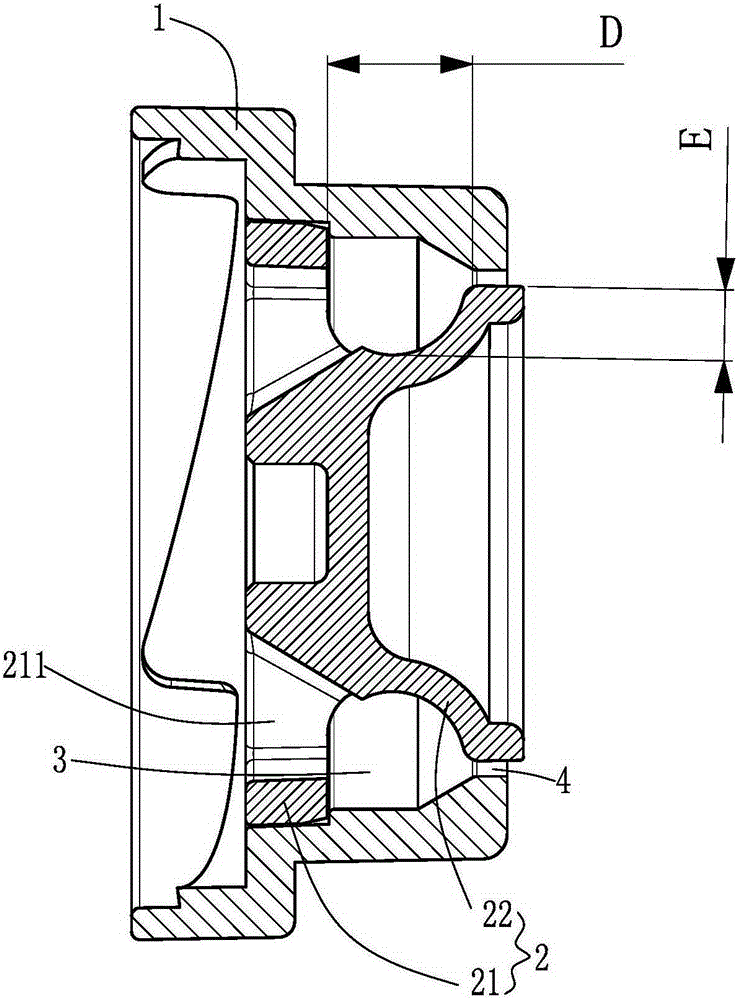 Wrapper die head and food processor comprising wrapper die head