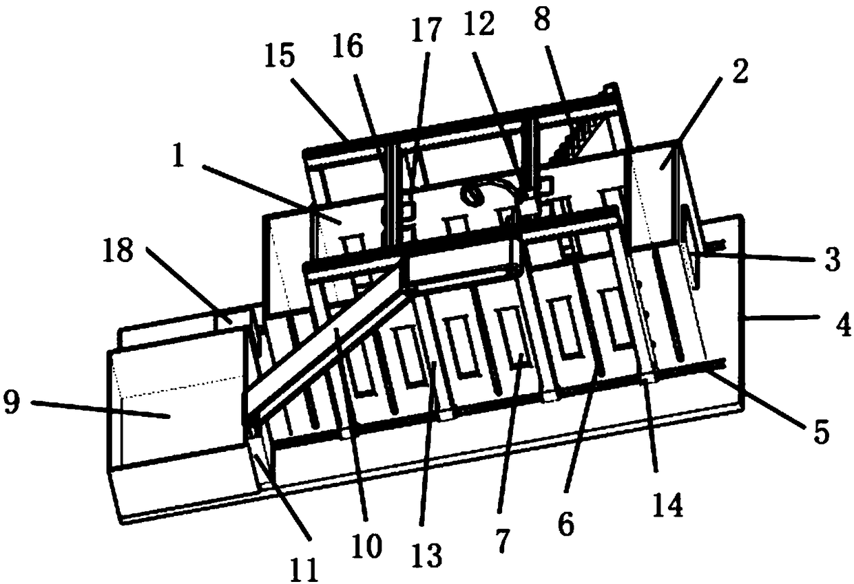 Multifunctional foundation pit model test system device, and application method thereof