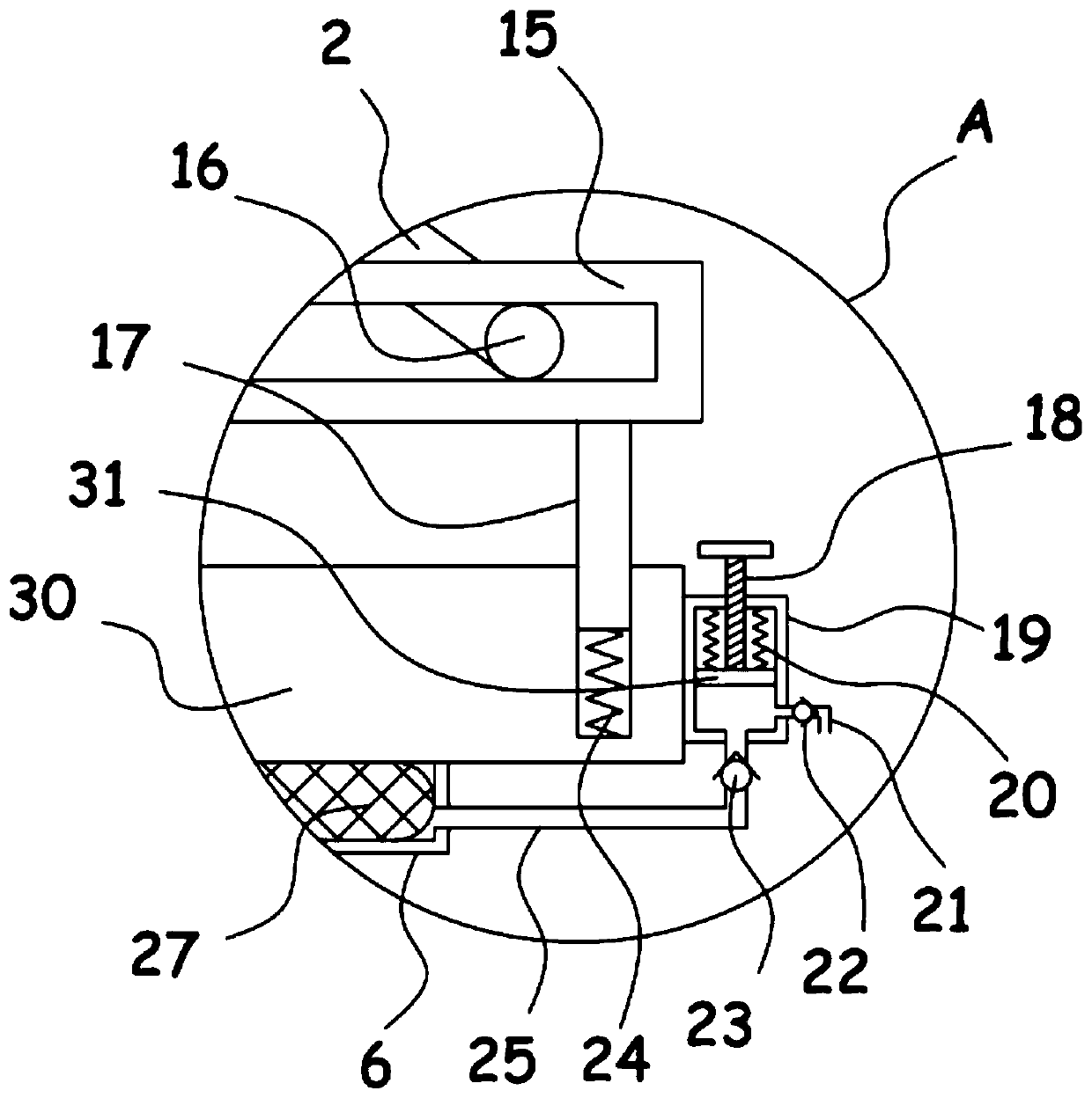 Automatic stamping device for product packaging box