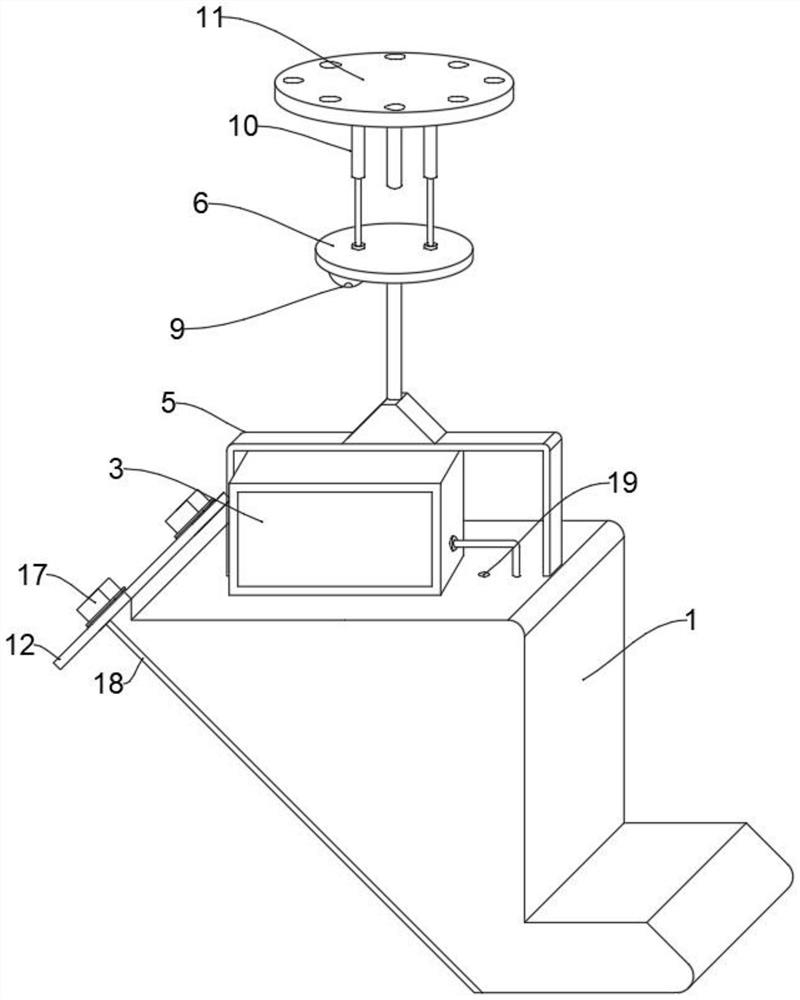 Municipal drainage pipe network monitoring and early warning device and early warning method thereof