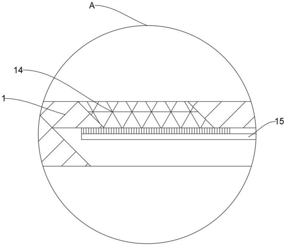 Municipal drainage pipe network monitoring and early warning device and early warning method thereof