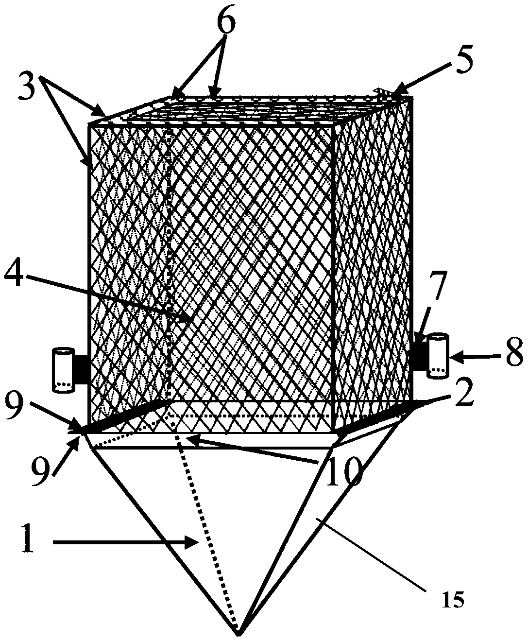 Sea-weed seedling transplanting device