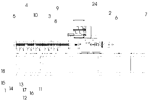 Semi-cured food extrusion machine