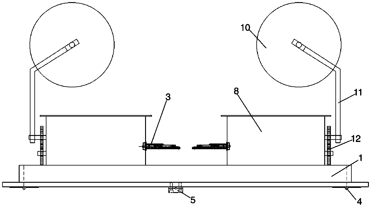 Passive pressure relief plate with drainage function for nuclear power units