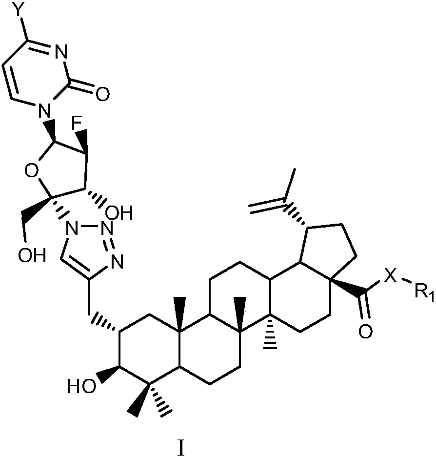 Betulinic acid derivative and synthesis method and application thereof