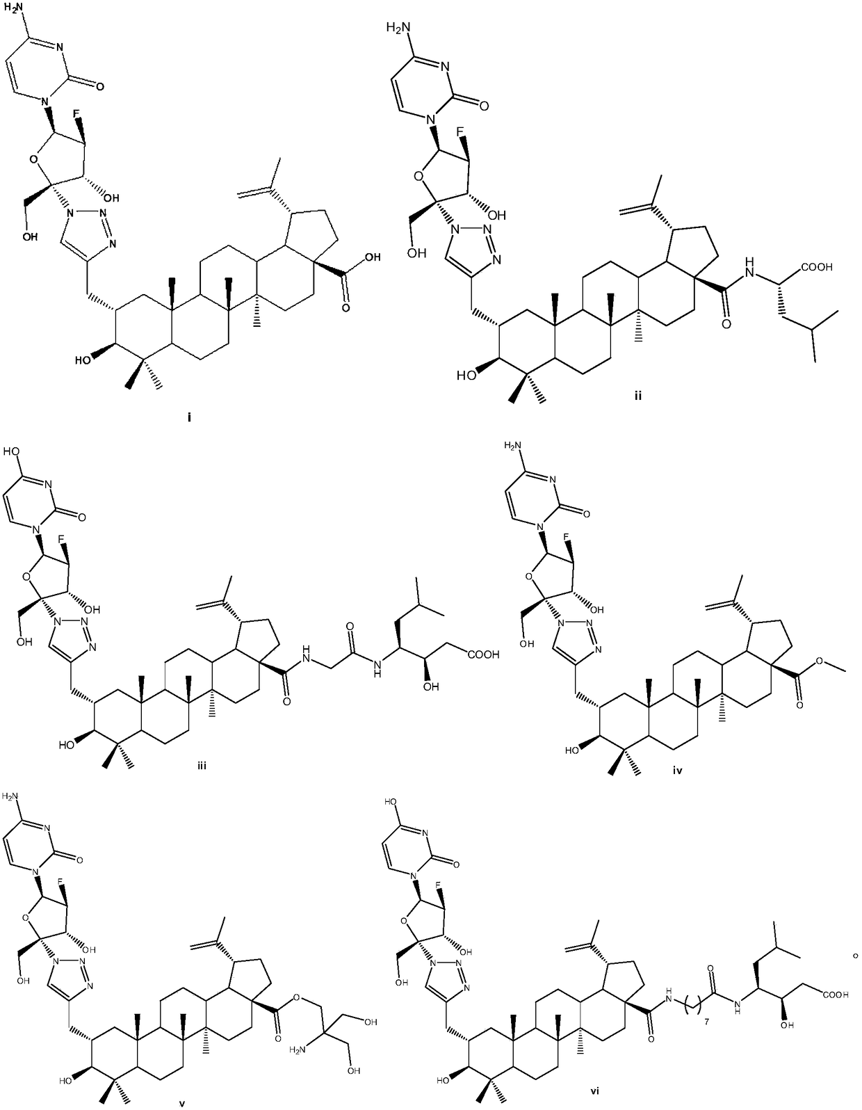 Betulinic acid derivative and synthesis method and application thereof