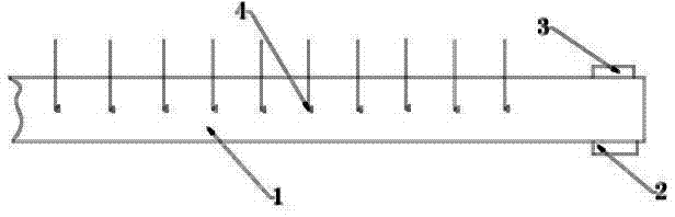 Device for removing hydrogen sulfide in gas by using gas delivery pipeline