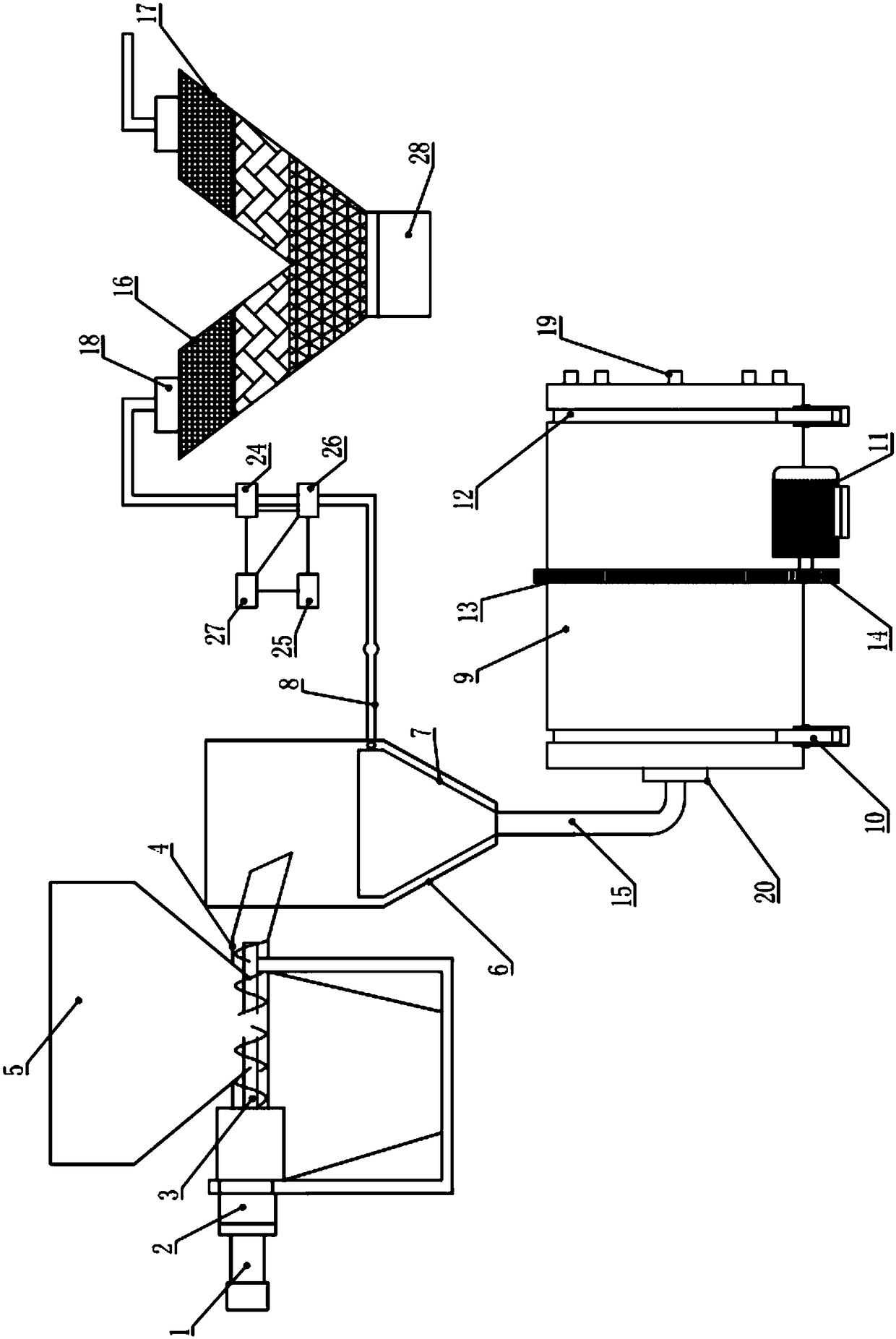 Device for preparing flocculant