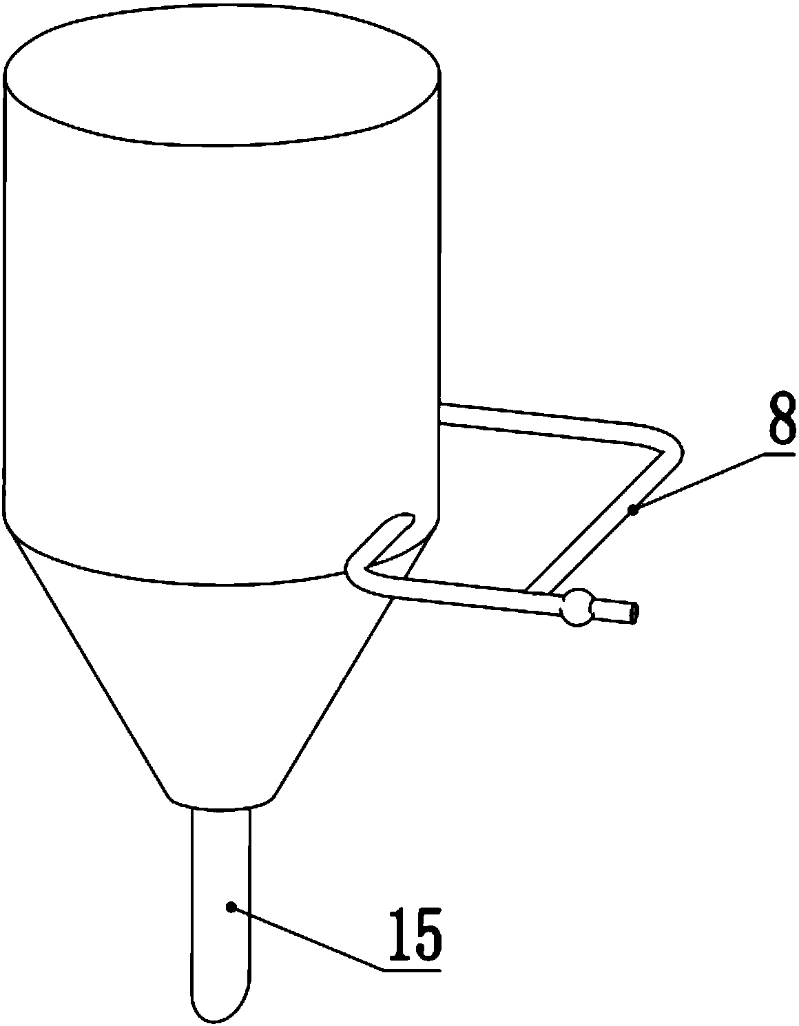 Device for preparing flocculant