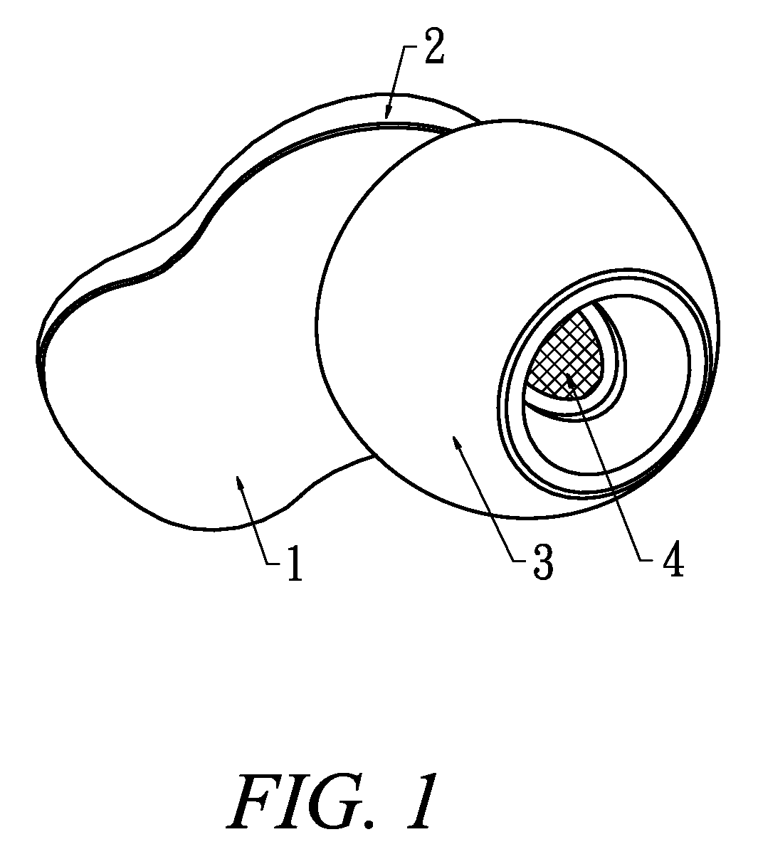 Negative pressure earphone