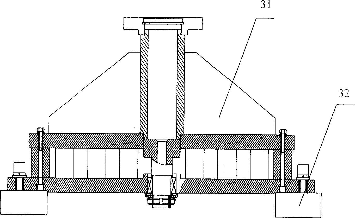 Method and apparatus for processing surface of ceramic polished brick