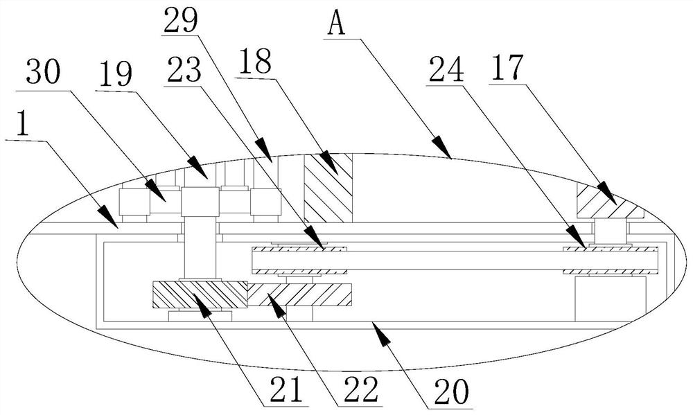 High-efficiency demolding device for injection molding processing of automotive upholstery