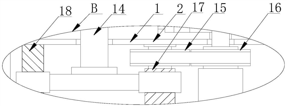 High-efficiency demolding device for injection molding processing of automotive upholstery