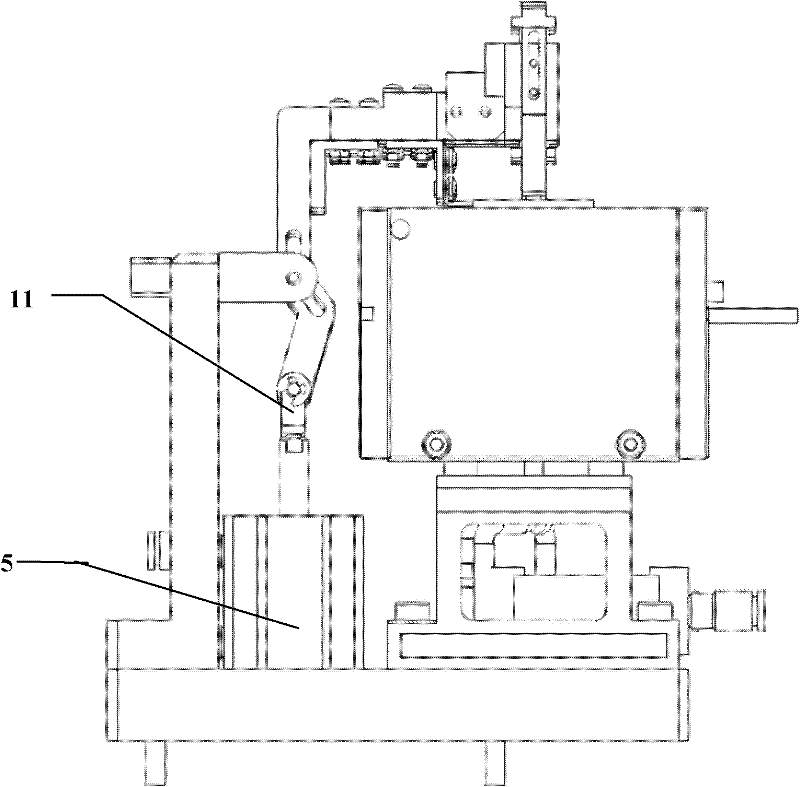 Heating and pressing device for anodic bonding of long glass cylinders