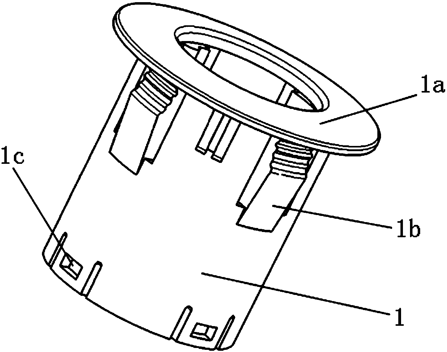 Installation support of automatic parking probe