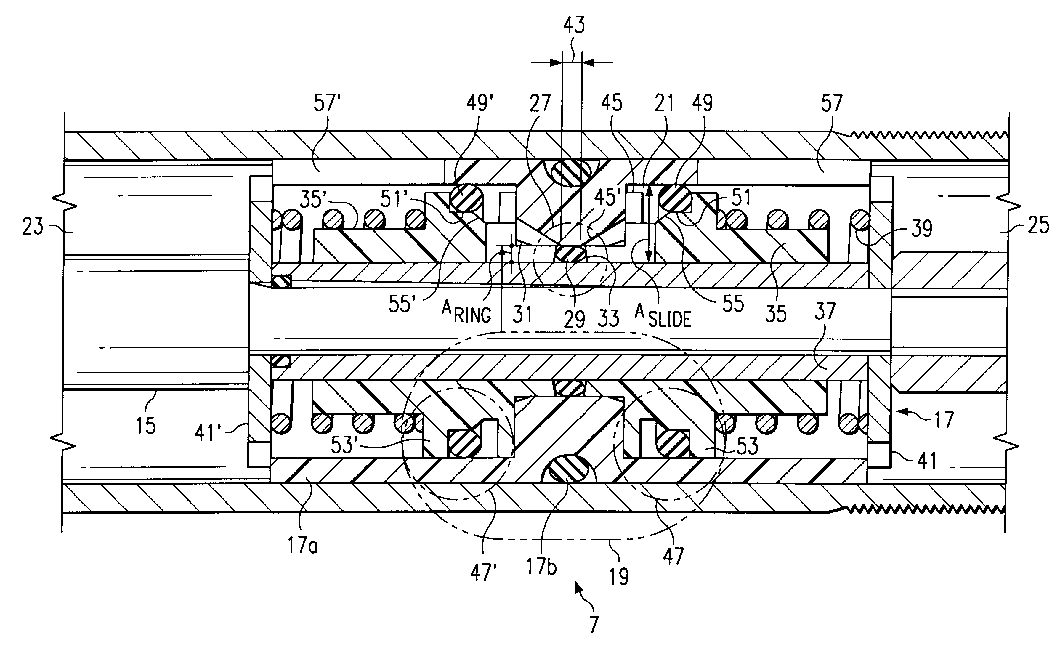 Blockable piston-cylinder unit