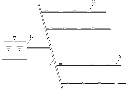 Hole plate mixed spiral flow pipeline energy dissipating device