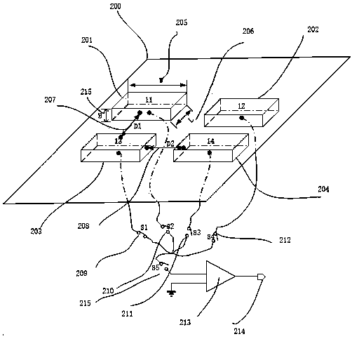 A variable resolution fingerprint collection unit array and its collection method