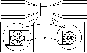 Great-core-diameter optical fiber coupler and manufacturing method of great-core-diameter optical fiber coupler