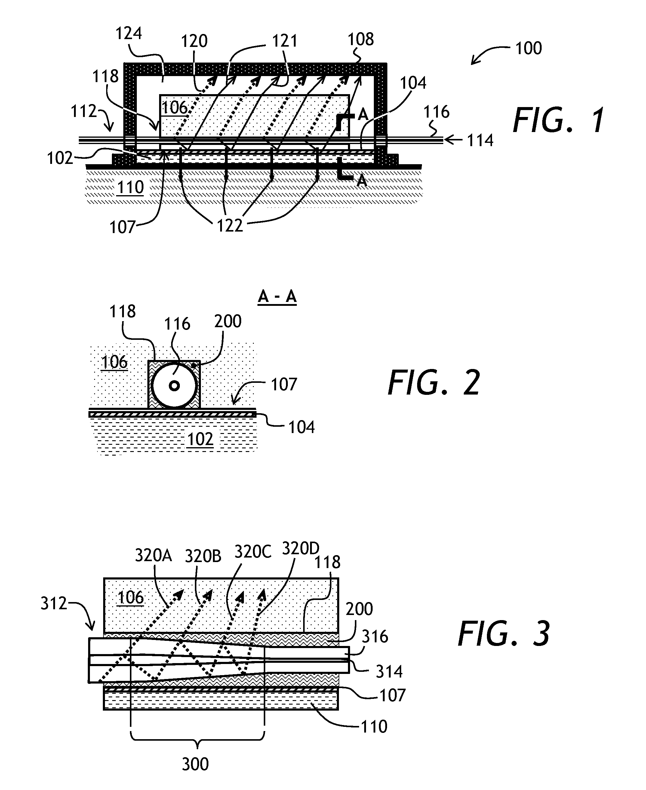 Scalable cladding mode stripper device