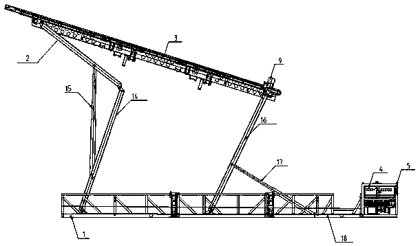 Power catwalk of oil drilling rig and drilling tool loading method thereof