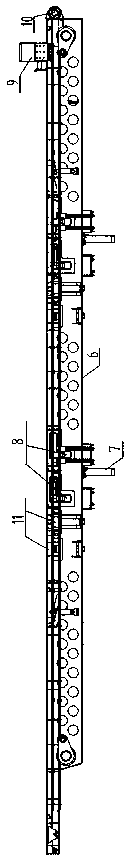 Power catwalk of oil drilling rig and drilling tool loading method thereof