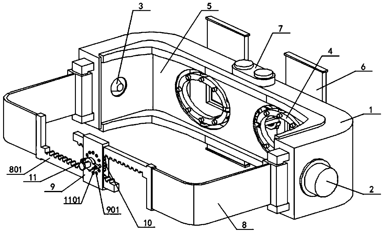 Eye postoperative nursing device